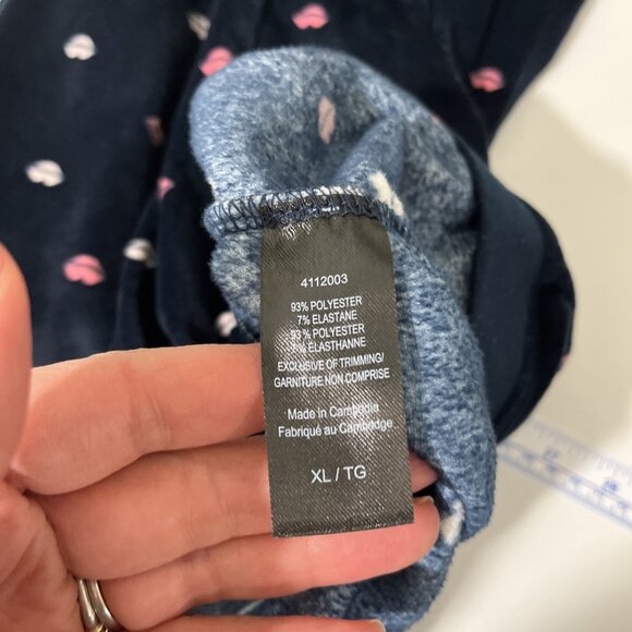 Kate Spade Lip Velour Lounge Pants Women's Size XL - Picture 8 of 14